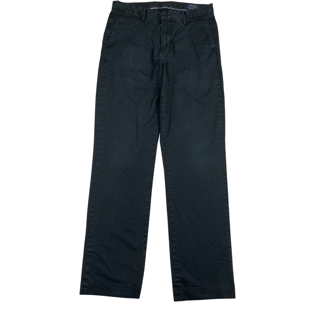 Polo Ralph Lauren Chinos‎ Mens 32x34 Navy Blue Stretch Classic Fit Twill Pants